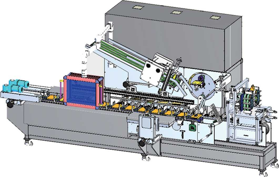 Hoge snelheids Kartonnerende Machine 100-120 Dozen Min