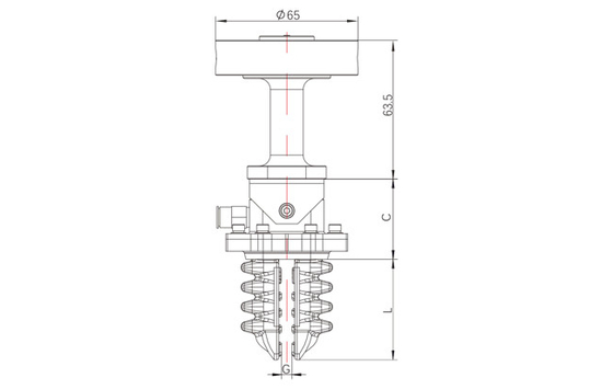 6300g 36mm ISC-Robotachtige Klem van de Reeks de Hoge Zachtheid