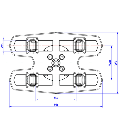 ISO9001 flexibele Robottang